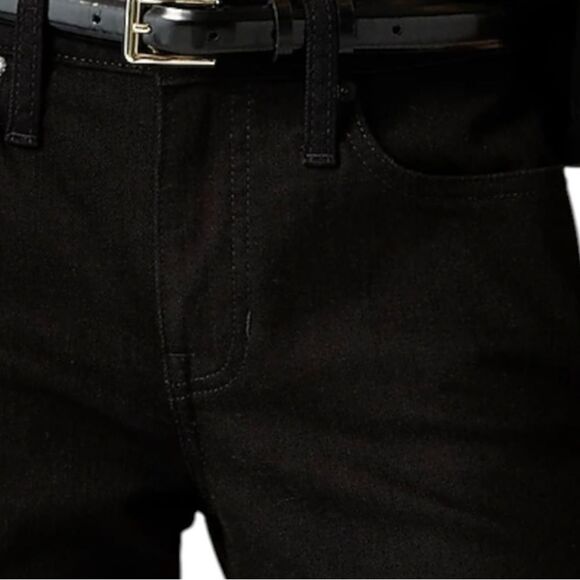 J Crew Low-rise denim trouser in 1996 semi-stretch Womens Size 28 Black - Picture 12 of 13